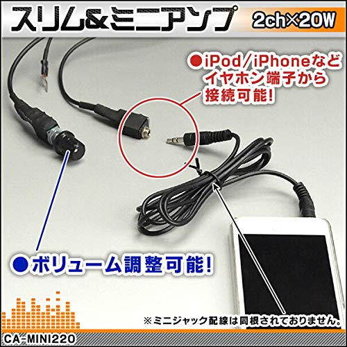 Amazon | ファクトリーダイレクト ミニアンプ mini220 簡易防水